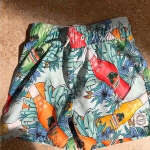 Abercrombie & Fitch Colorful Tropical Print Swim Trunks